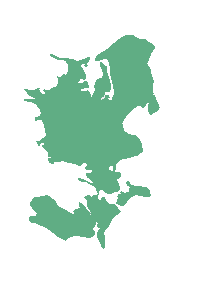 Kort over Sjælland